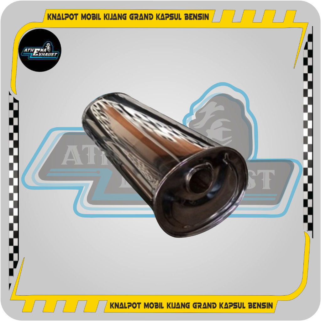 KNALPOT MOBIL KIJANG GRAND KAPSUL BENSIN STANDARAN STAINLESS RESONATOR ++