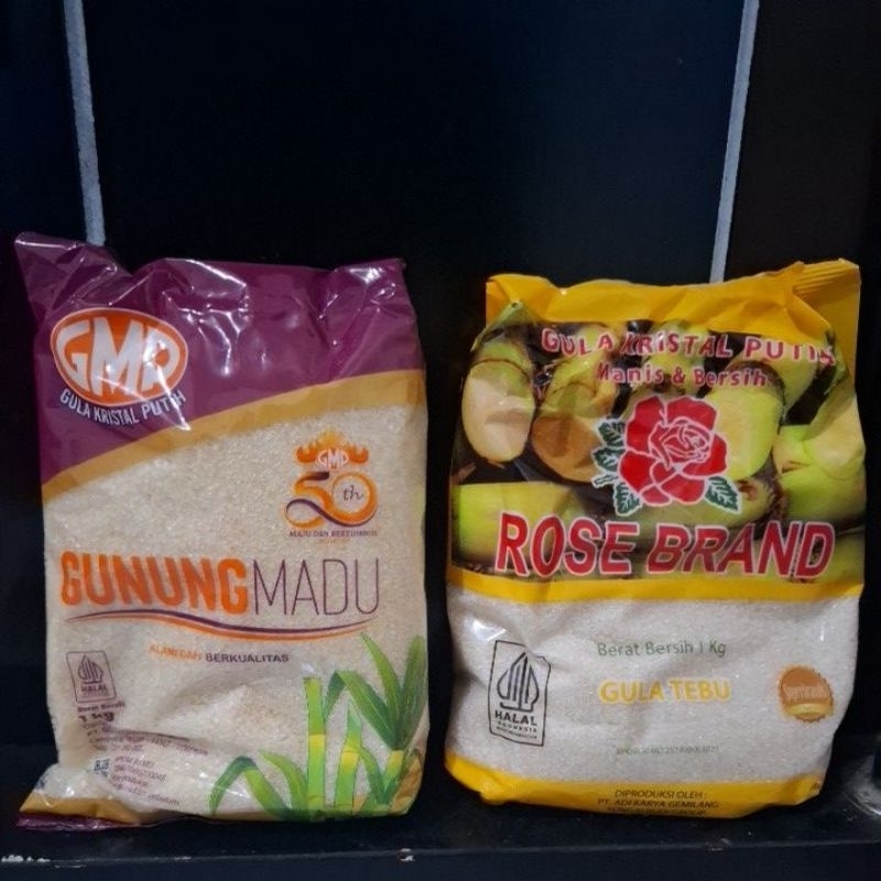 

Gula Pasir 1kg Rose Brand & GMP