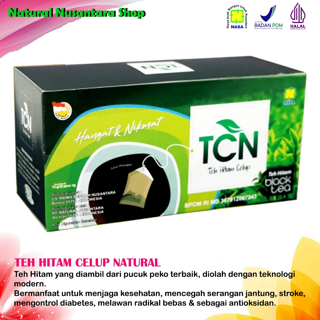 

TCN TEH HITAM CELUP NATURAL