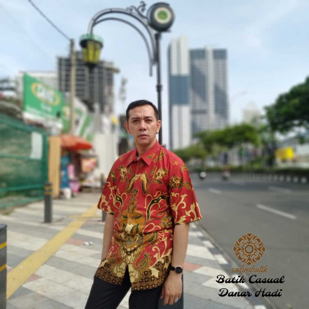 Baju Hem Danar Hadi Hem Batik Pria Casual