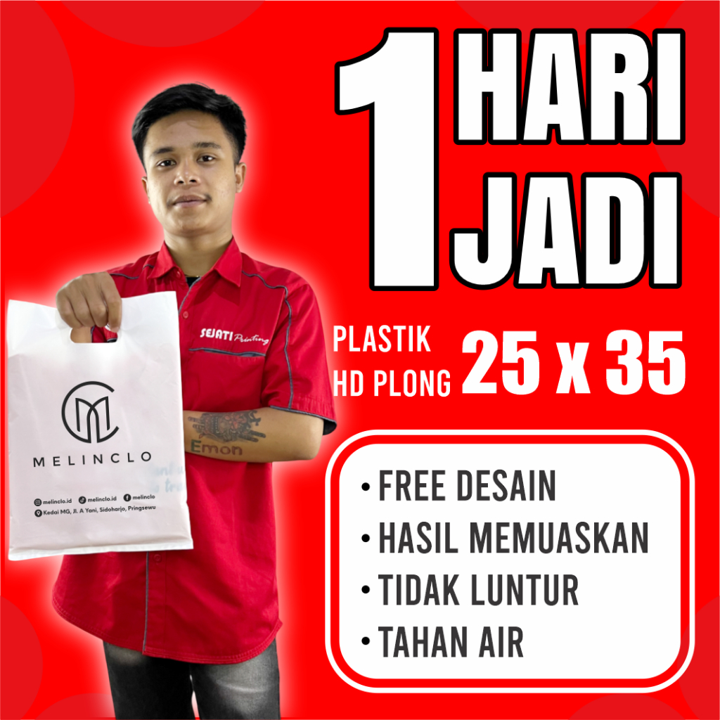 

Sablon Plastik PLONG 25X35 SABLON 100pcs, PLASTIK SABLON FREE DISAIN, Sablon kemasan olshop, sablon plastik packing olshop,