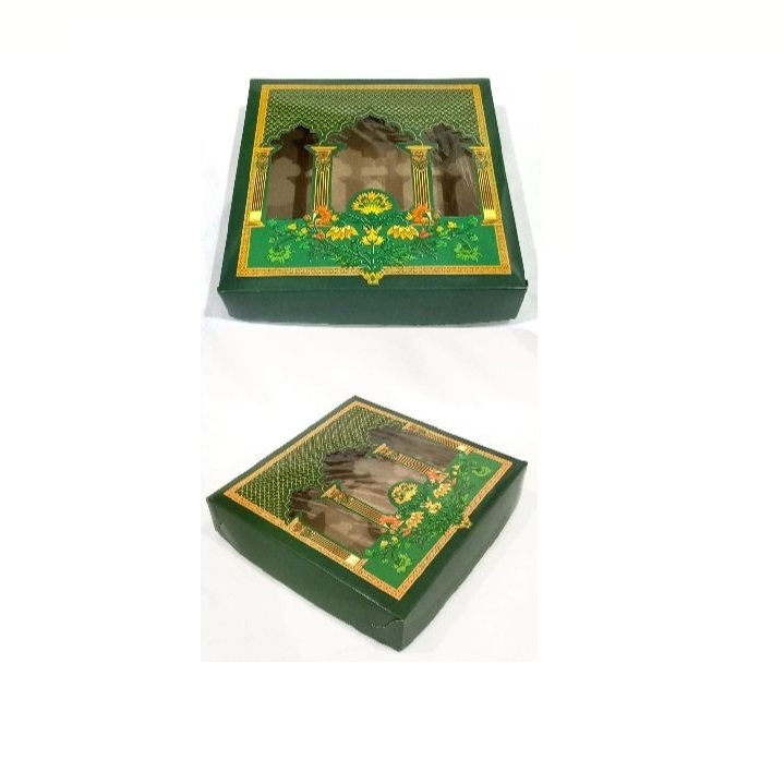 

( 5 pcs ) Box Lebaran Hampers Cookies Kotak Dus Eid Idul Fitri Muat 4 Toples Kuker 250gr
