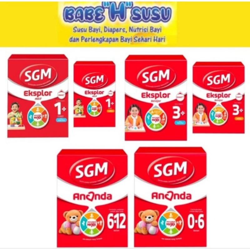 Promo TERLARIS Susu SGM 0-6/6-12/1+/3+/5+ (400/900/1000gr)