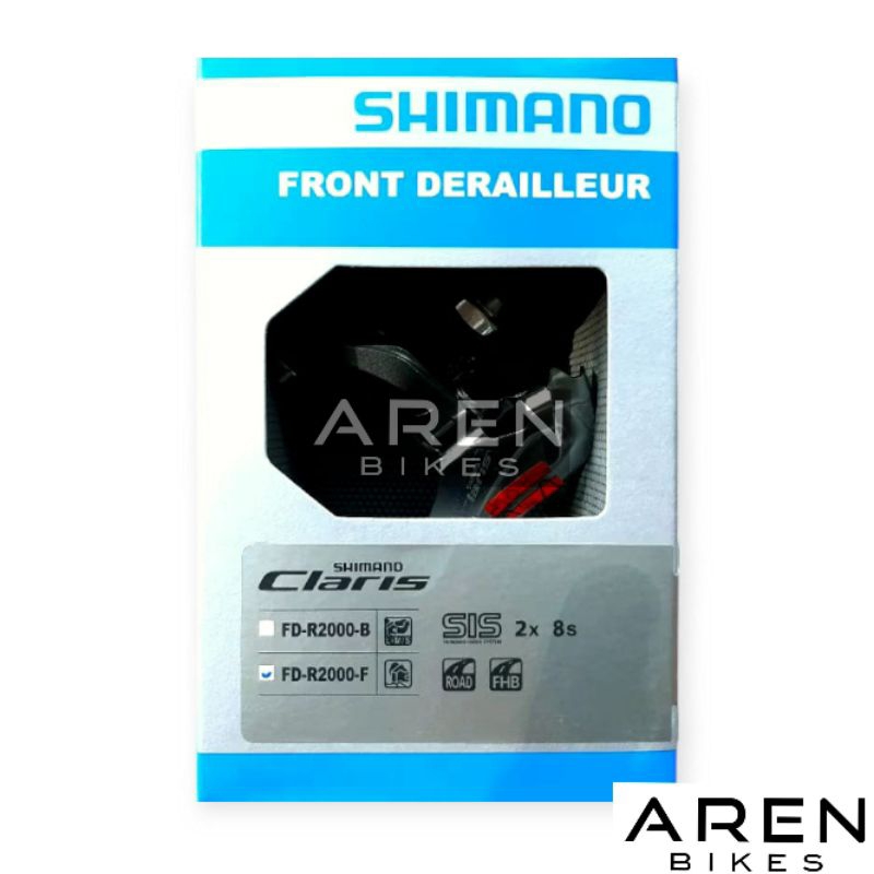 FD FRONT DERAILLEUR SHIMANO CLARIS R2000 R 2000 F 2S 2 x 8 SPEED BRAZE ON SEPEDA BALAP ROAD BIKE PEM