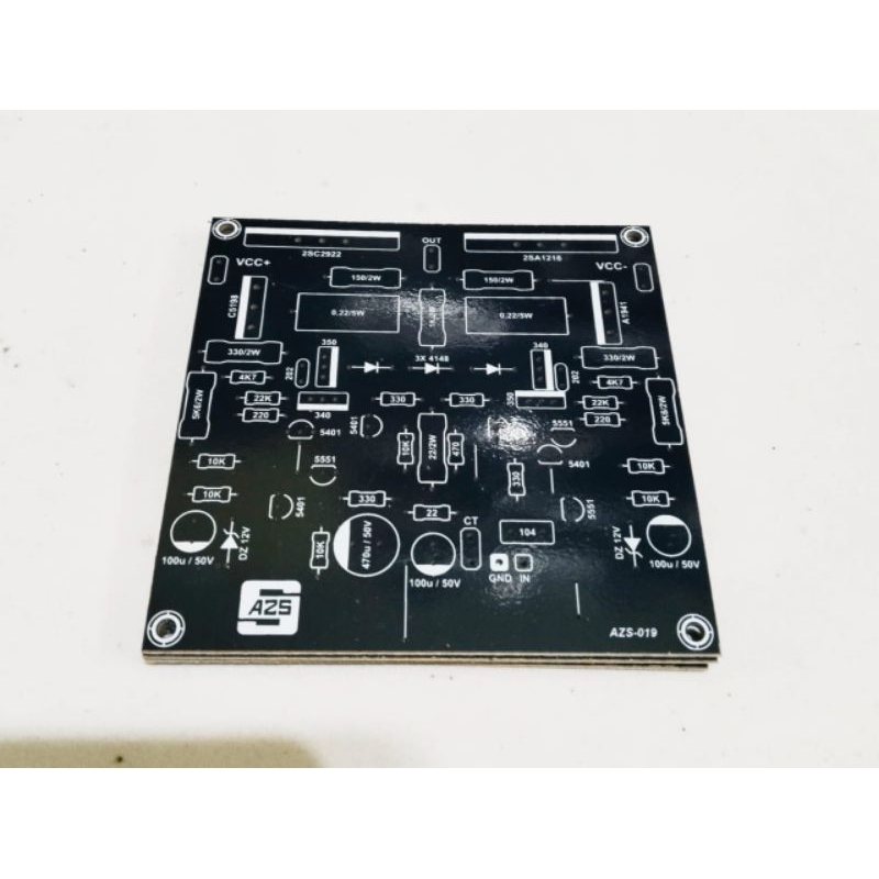 PCB Power Amplifier TBM Flat AZS-019