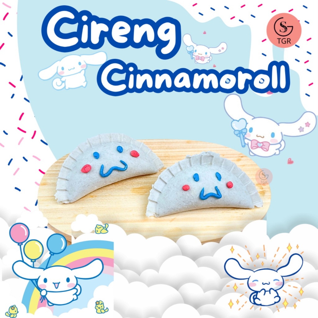 

CIRENG CINNAMOROLL ISI 2 PCS ISI KEJU LELEH GURIH FOOD FROZEN GURIH KEJU YUMMIE