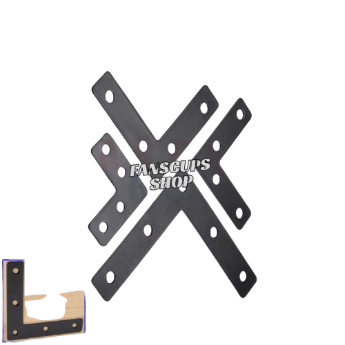 Plat Siku L Konektor Sambungan Furniture Meja Kursi Lemari Perabotan Rumah Stainless Serbaguna