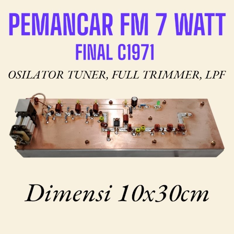 PEMANCAR FM 7 WATT OSILATOR TUNER