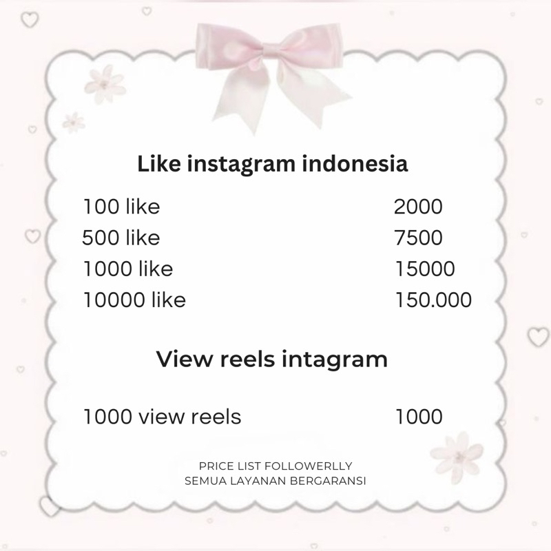 Like instagram indonesia bot bergaransi