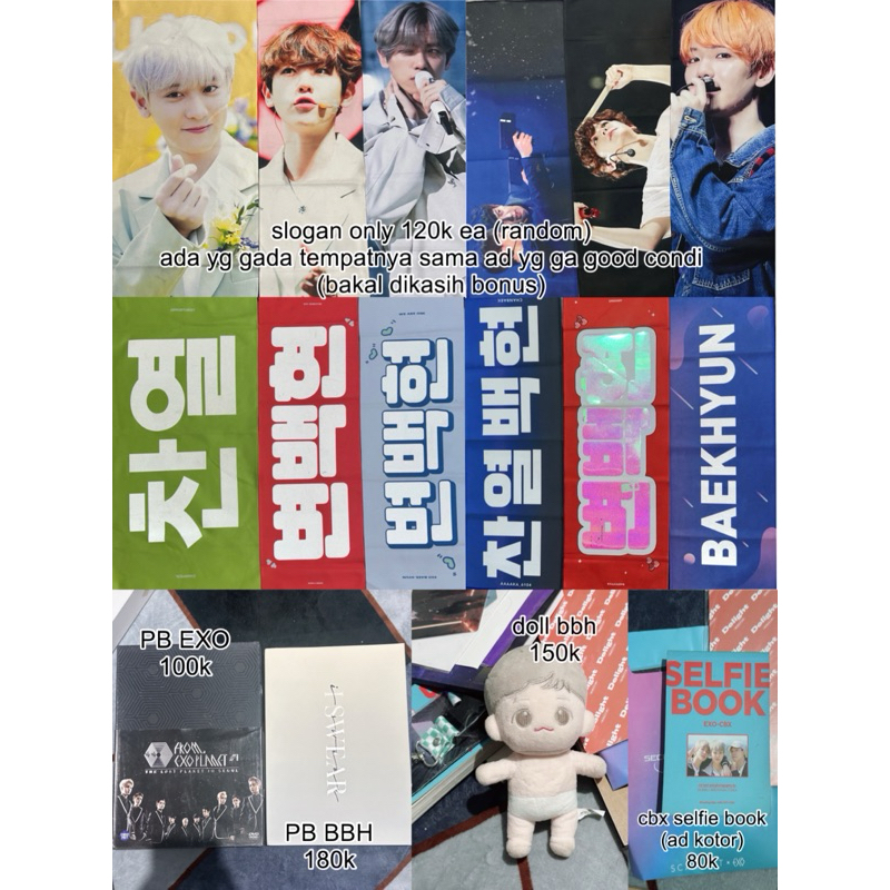 SLOGAN EXO BAEKHYUN PHOTOBOOK CBX DOLL