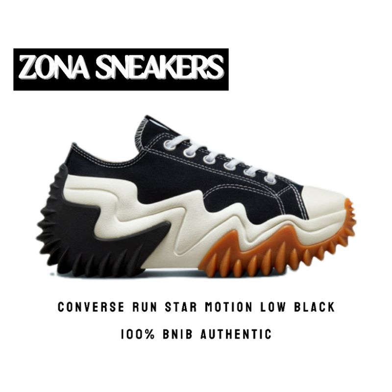 Sepatu Converse Run Star Motion Low Black