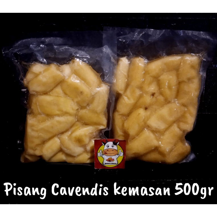 

BUAH PISANG CAVENDIS FROZEN KEMASAN 500GR-FROZEN FOOD-BRONTZ JOGJA