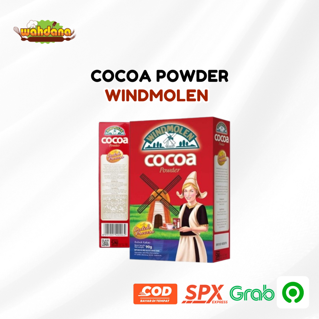 

Cocoa Powder Windmolen Bubuk Coklat 165gr 80gr 40gr