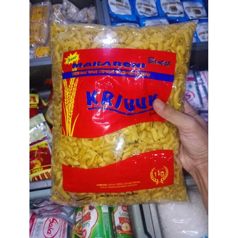 

makroni kuning kriuuk kemasan 1kilo