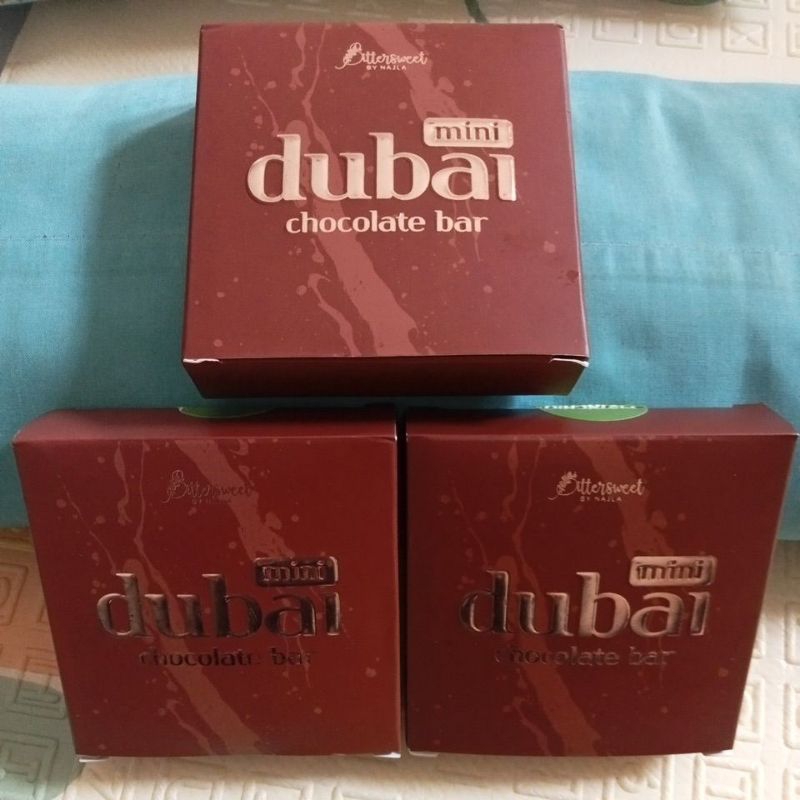 

COKLAT DUBAI MINI VARIAN PISTACHIO ( 3 PCS )