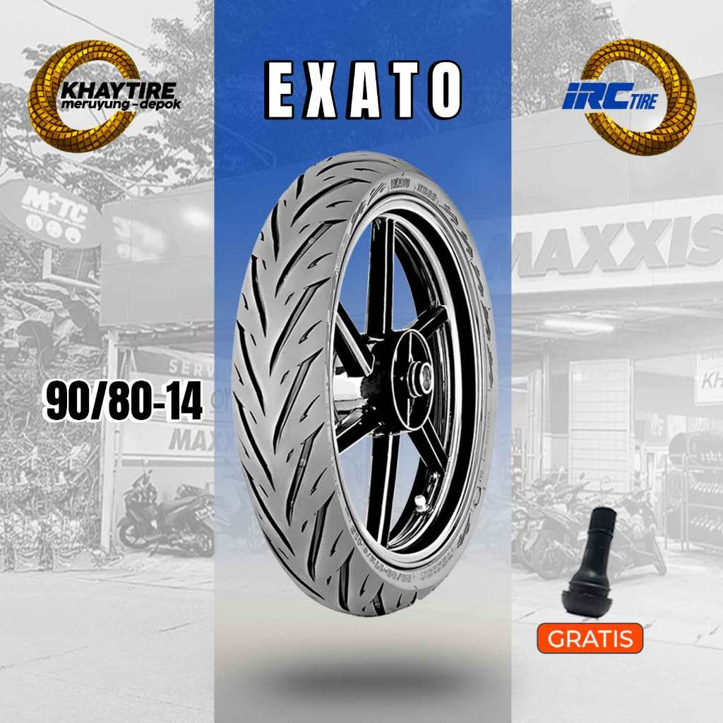 Ban Motor Matic IRC EXATO 90/80 Ring 14 Tubless