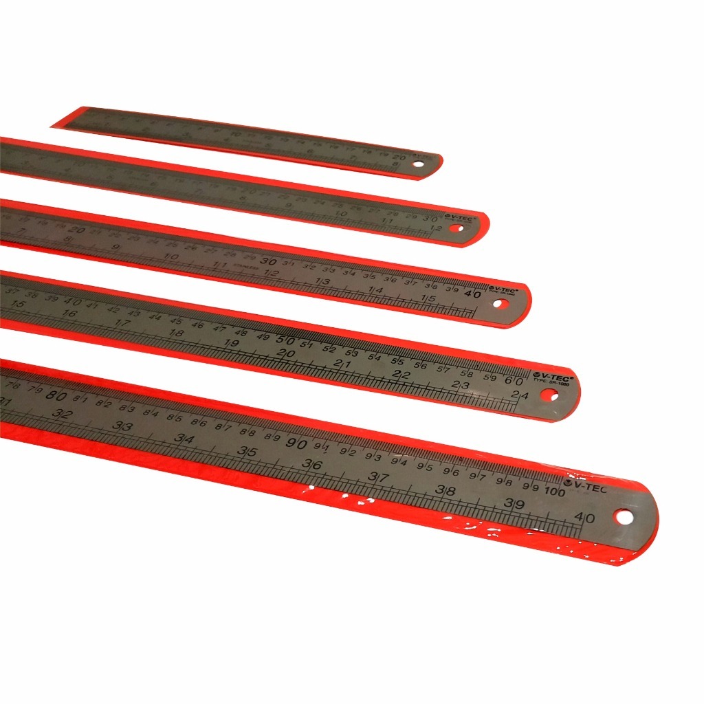 

Penggaris Besi V-TEC 30cm / Penggaris Panjang / Pengaris Besi Stainless