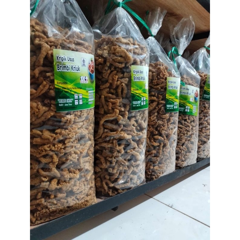 

*Kripik usus brimbi 1 kg