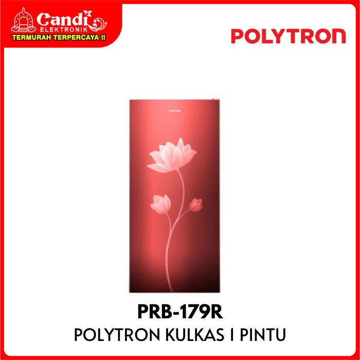 POLYTRON KULKAS 1 PINTU PRB-179R 170 LITER PRB179