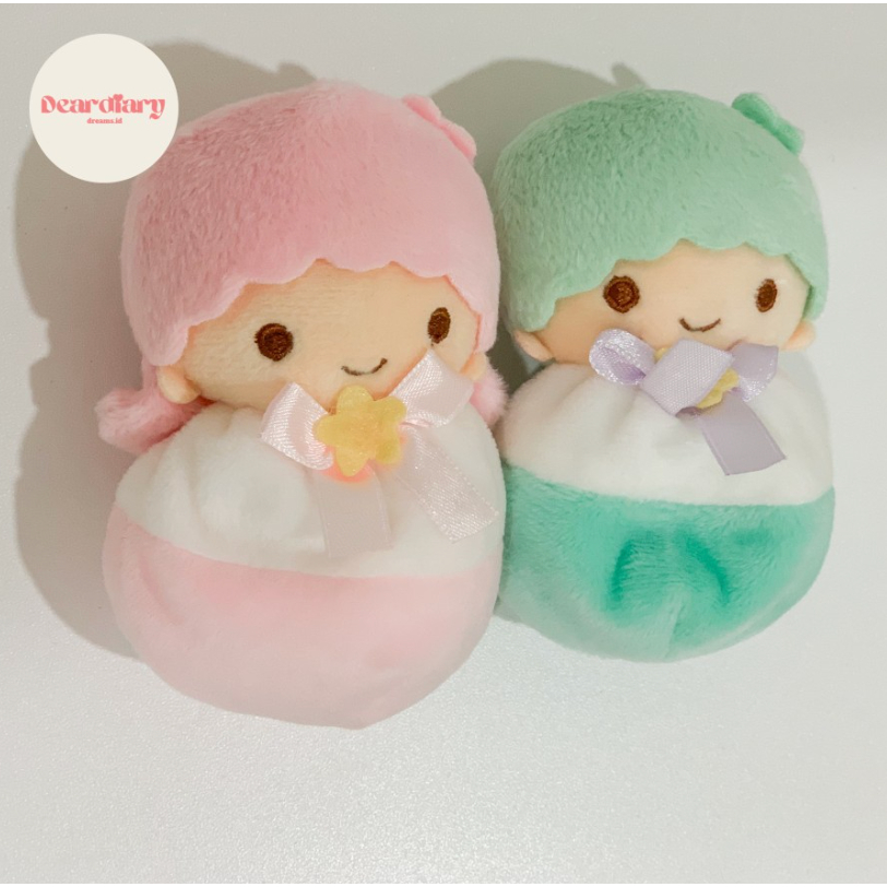Little twin star kiki lala plush doll boneka mini nakajima sanrio original ori asli