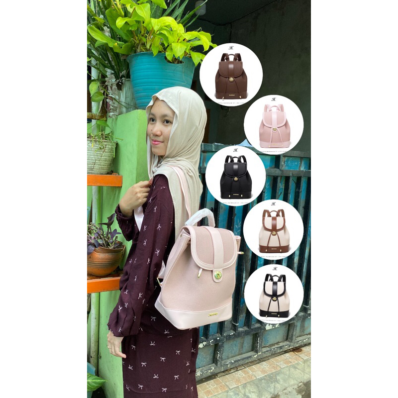 Jims Honey - Sienna Backpack - Jims Honey Tas Ransel Wanita - Jims Honey Original