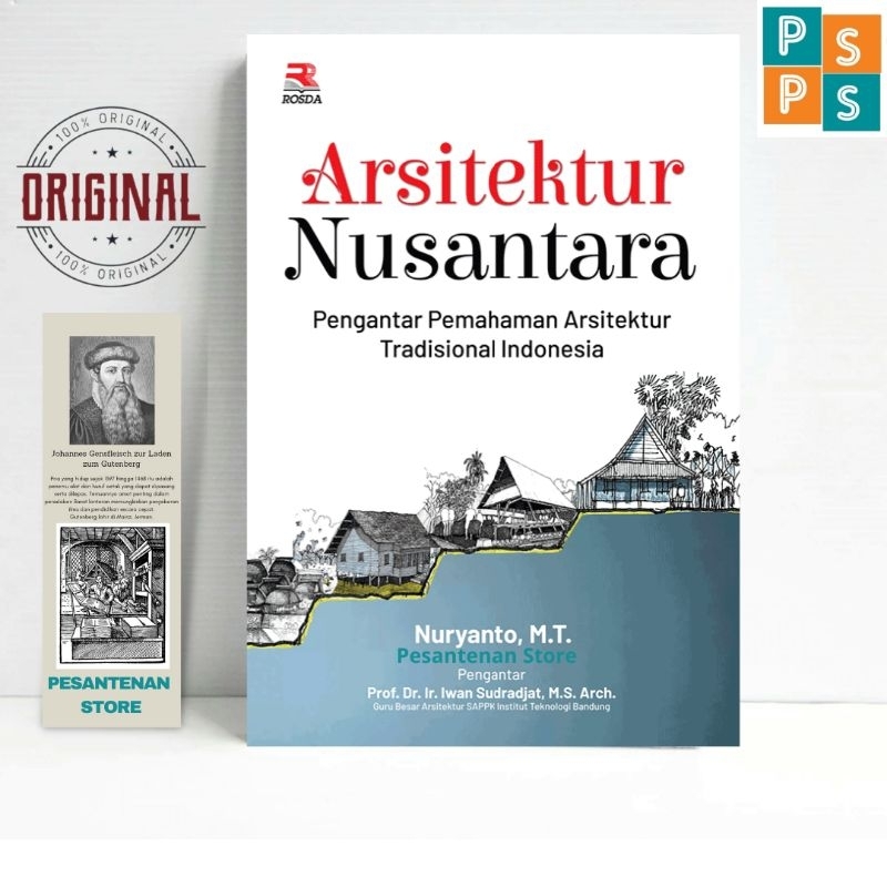 Buku Arsitektur Nusantara Arsitektur Jawa Arsitektur Bali Batak Toraja baduy Dani Buku Original RSD2