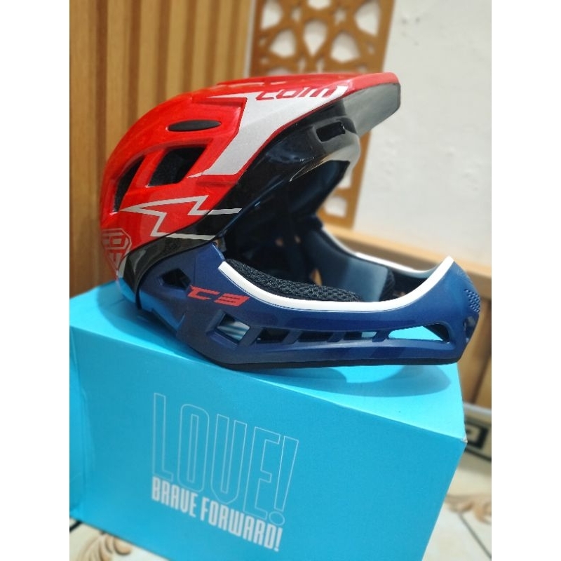 PL Helm Com Sports Pushbike C3 Balance Bike Anak Helm Race Sepeda Anak