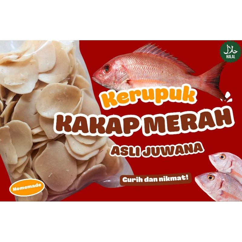 

Kerupuk Kakap Merah Asli Juwana