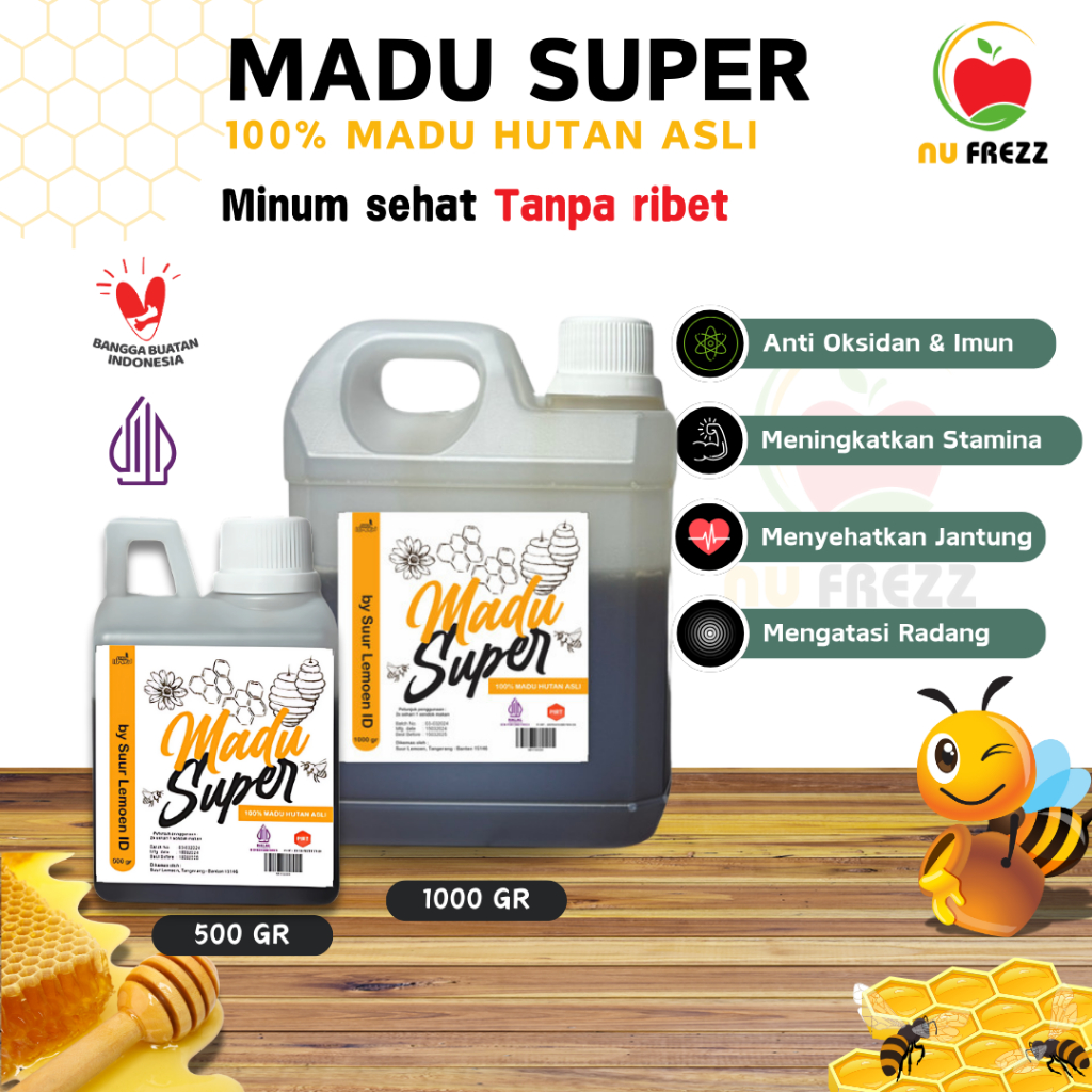 

Madu Asli Premium 350 500 gram Madu Super Murni 700gr 1Kg by Suur Lemoen