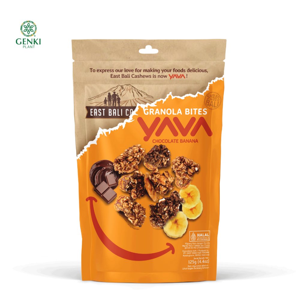 

Yava Granola Bites Chocolate Banana (East Bali Cashews) - 125 g