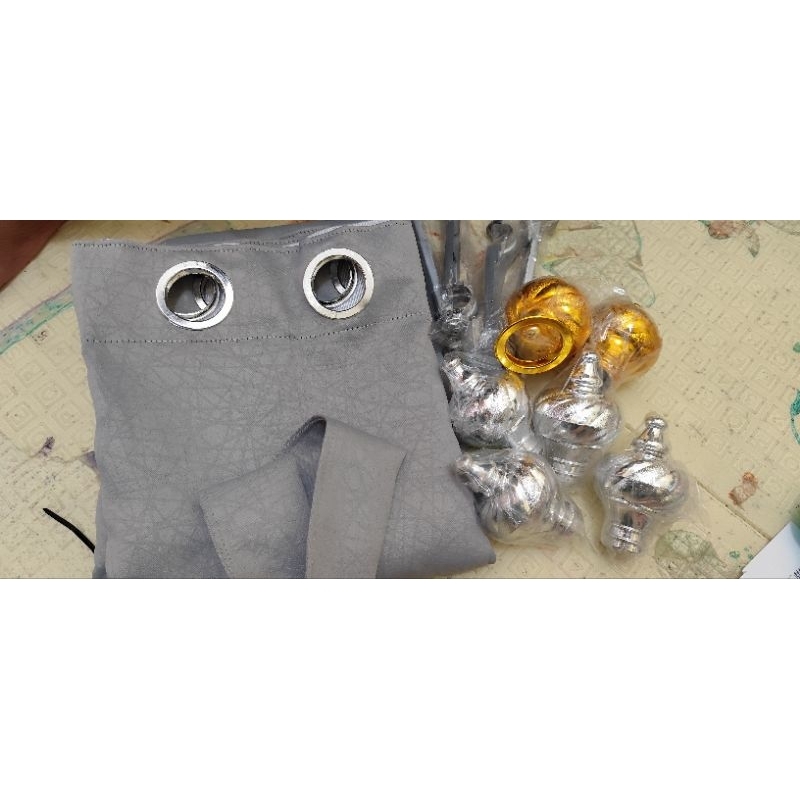 gorden blackout polos import garden jendela minimalis