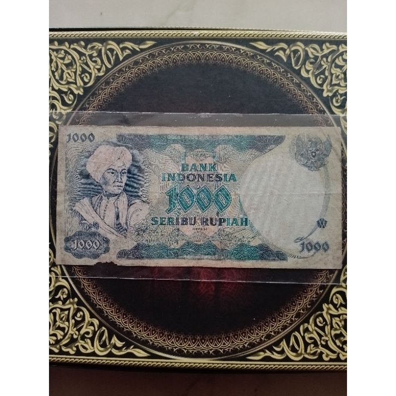 Uang Diponegoro 1000 rupiah 1975 fine