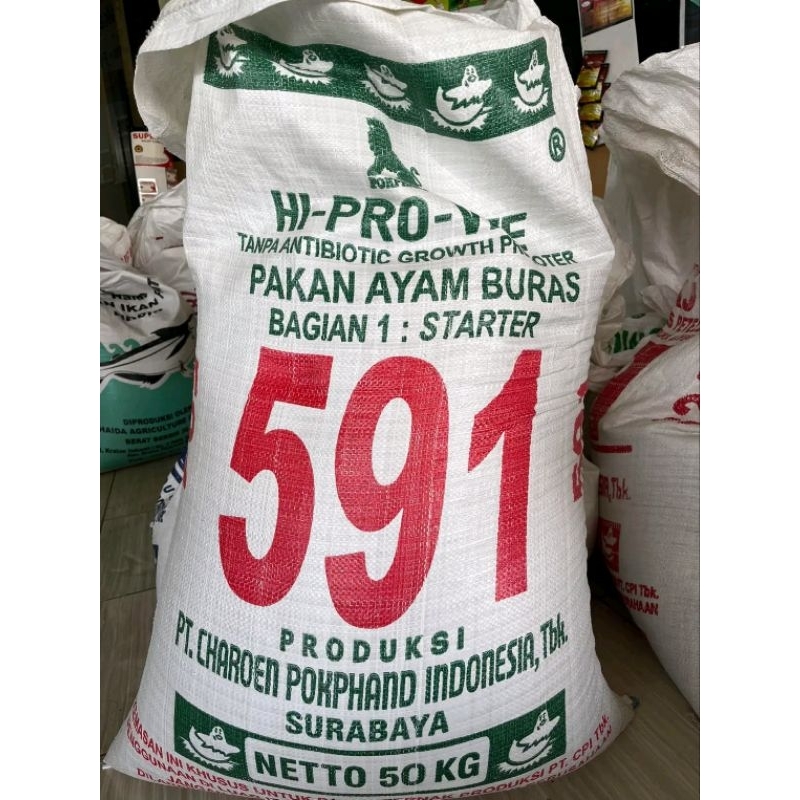Pakan Ayam 591 Hi Pro Vite Pur Anakan Ayam Bangkok Anakan