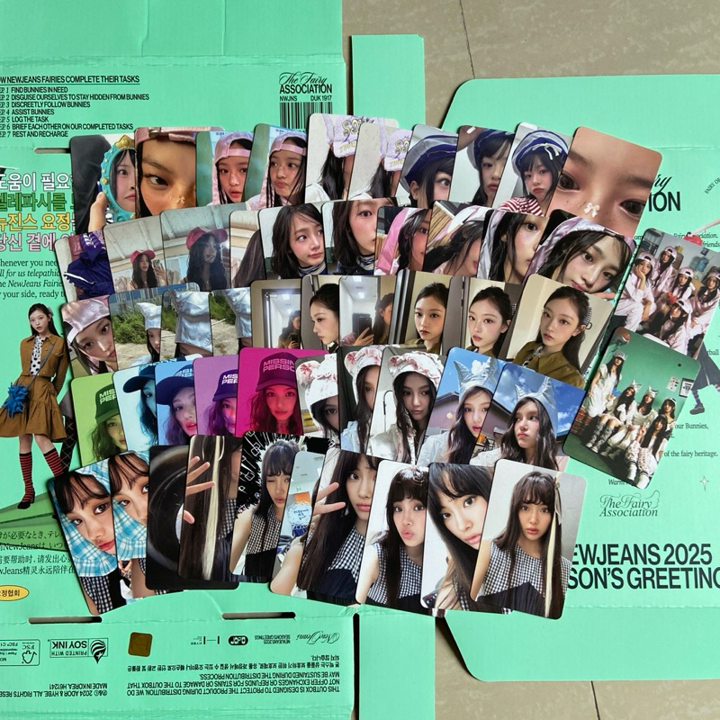 [SHARING OFFICIAL] New Jeans Season Greetings 25 Photocard Sharing | Hanni Minji Danielle Haerin Hye