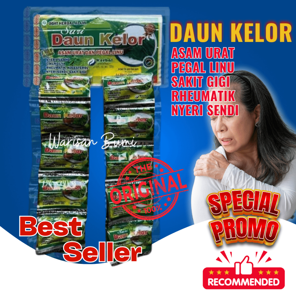 

Kapsul Daun Kelor Papan Isi 20 Saset Original Asam Urat Pegal Linu Asli Ampuh