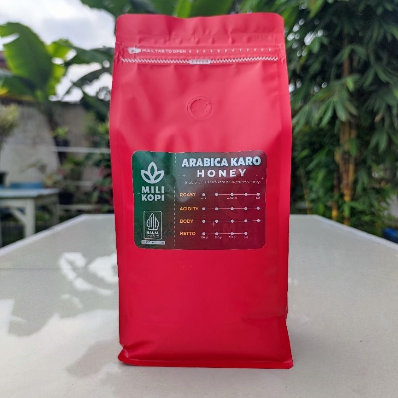 

Kopi Arabica Roasted Honey Process Karo Highland Sumatera 1kg For Comercial Espresso Based