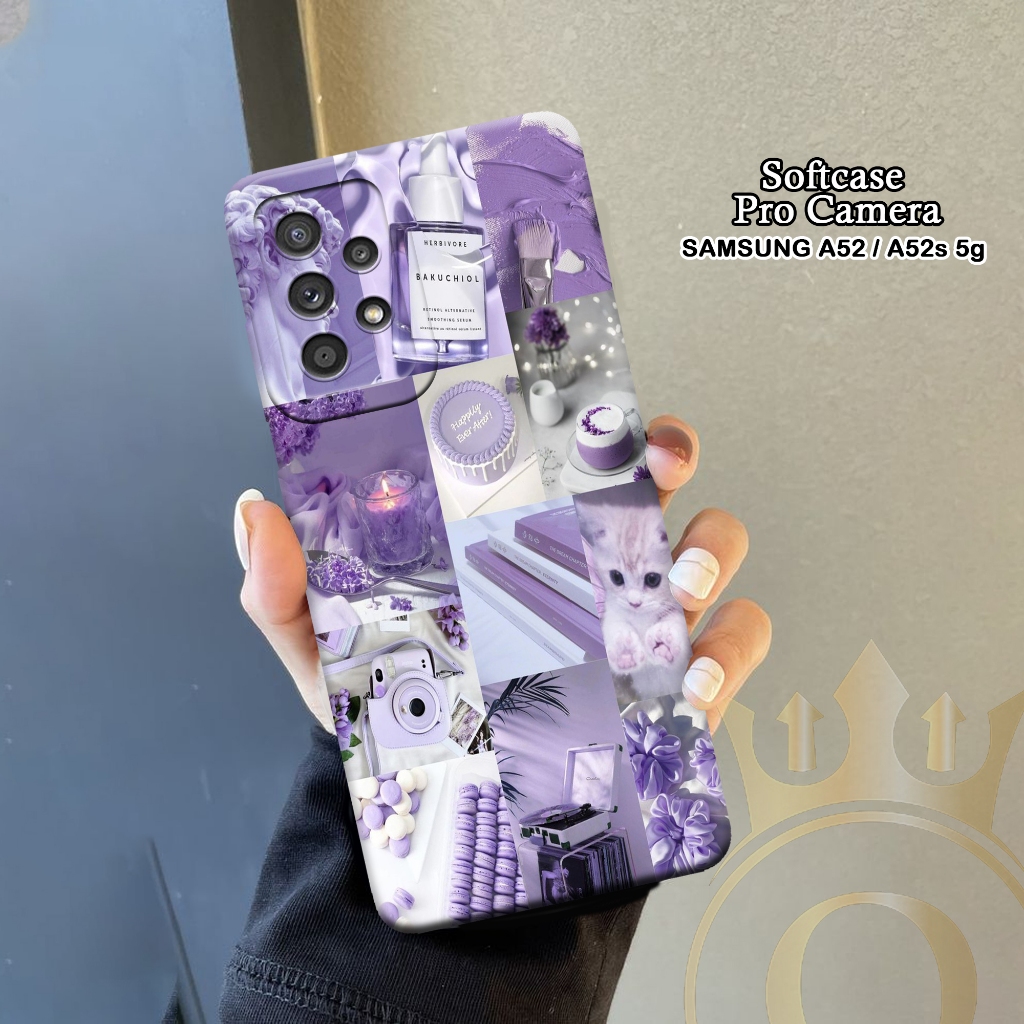 Softcase Samsung Galaxy A52 5G / A52s 5G - ORORA - Case Samsung A52 5G - Motif Case Aesthetic - Case