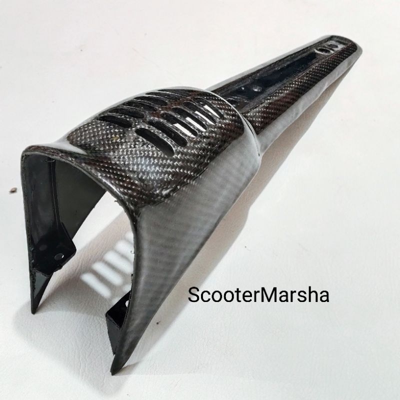 Hidung Dasi Vespa PTS Special Carbon Original