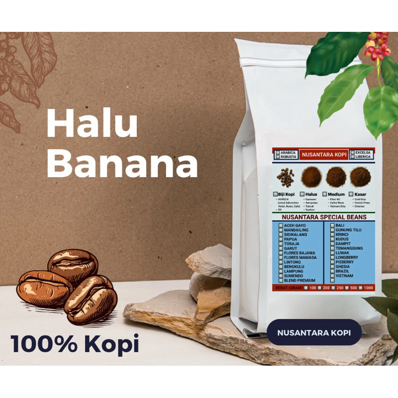 

Nusantara Kopi Halu Banana 100%