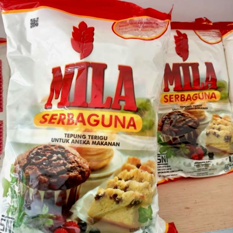 

PUSAT SEMBAKO RAKYAT- MILA Tepung Terigu 1Kg, Serbaguna, 1Karton isi 10pcs - Tepung Terigu Serbaguna Harga Grosir Murah Meriah Tapioka Bubuk