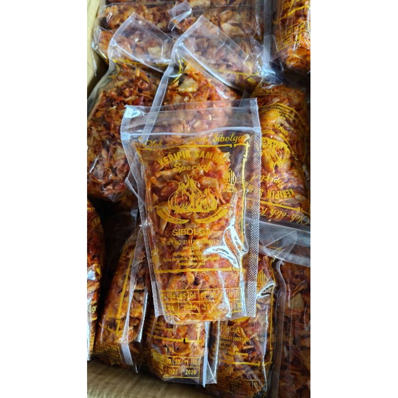 

Keripik Sambal teri Sibolga 180gr