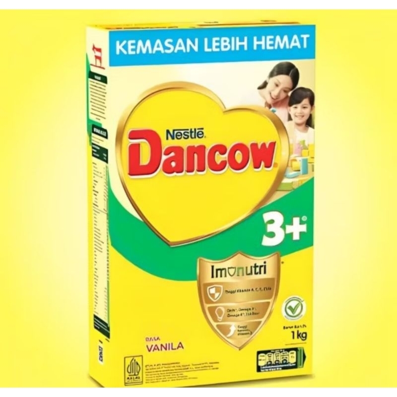 

dancow 3+ vanila/madu kemasan 1 kg