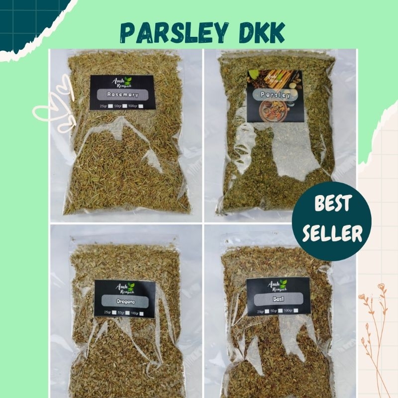 

Oregano, Rosemary, Basil, Parsley, Thyme, Bay leaves [Grade A ] 100gram