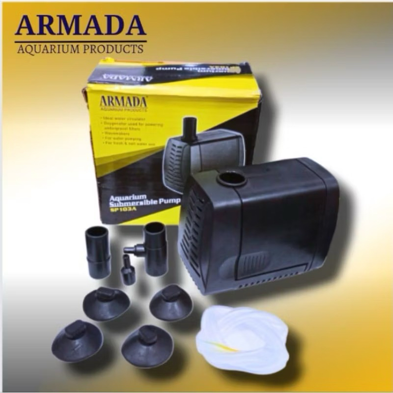 pompa celup duduk aquarium kolam armada sp 103a powerhead akuarium armada sp103a