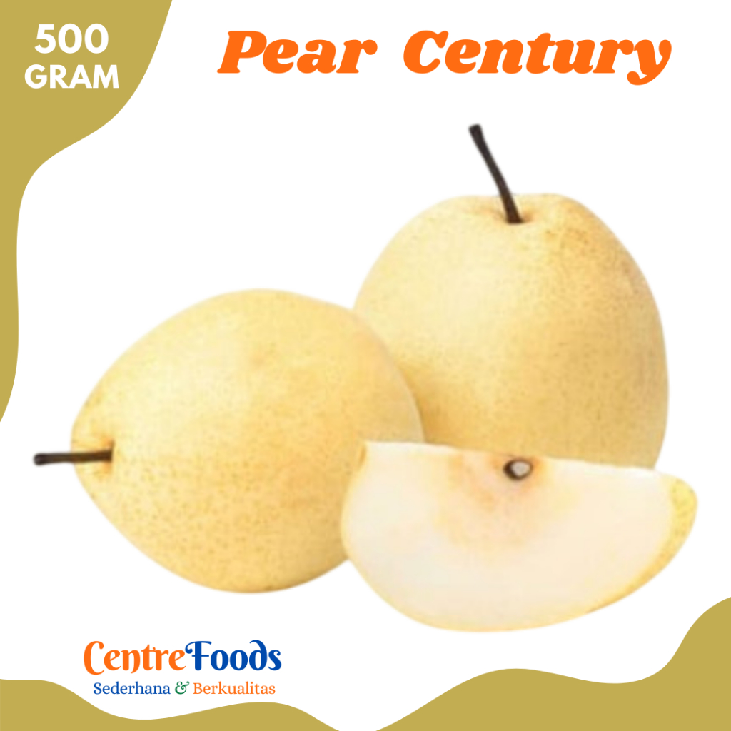 

PEAR Century - Buah Pir Century Import Fresh | 500gr [ Harga Per 0,5 Kg ]