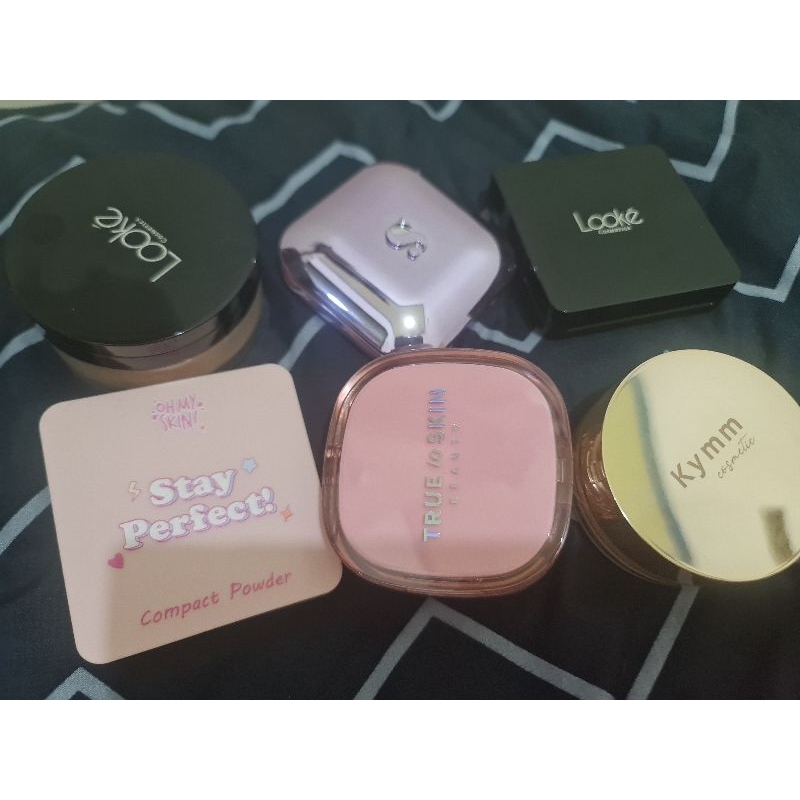 preloved termurah cushion compact powder fondation bedak skintint ohmyskin somethinc you true to ski