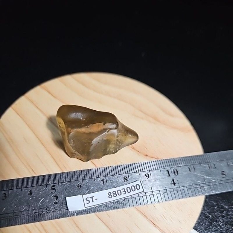 LIBYAN DESERT GLASS TEKTITE ROUGH BLACKISH BATU ASLI