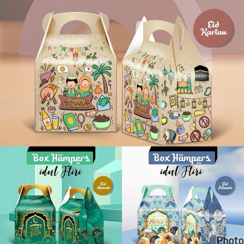 

BOX HAMPERS IDUL FITRI / GABLE BOX / BOX PARCEL IDUL FITRI