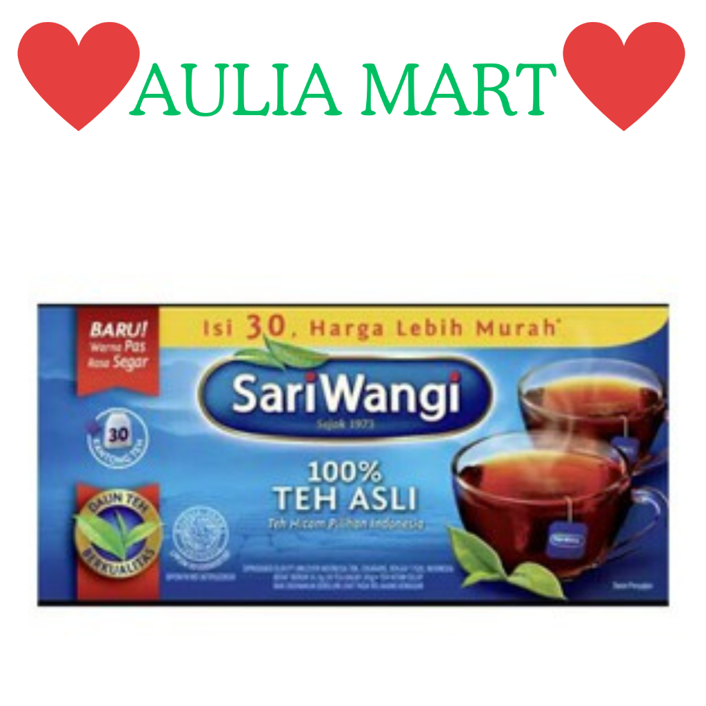 

Sariwangi Teh Asli Celup Isi 30 - Isi Lebih Banyak