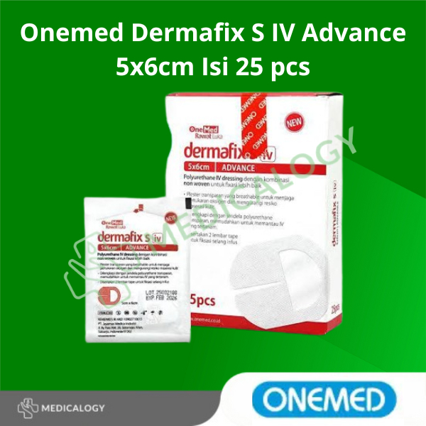 Onemed Dermafix S IV Advance 5x6cm Isi 25 pcs